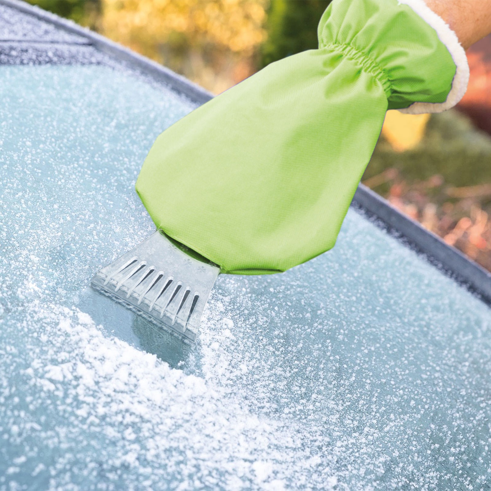 Car care Ice scraper with gloves